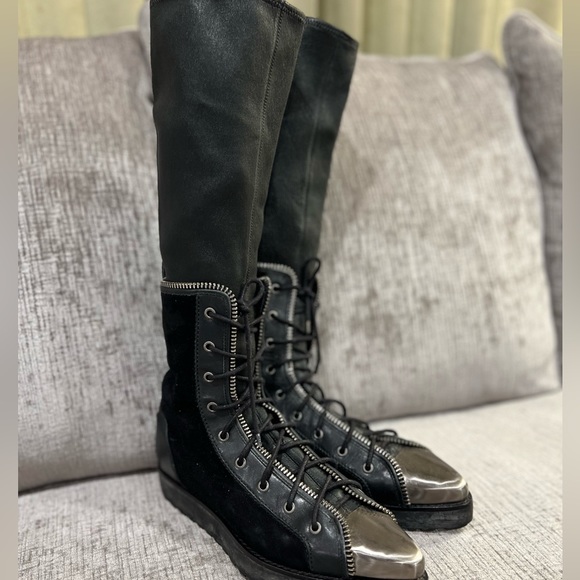 ALEXANDER WANG Mirte Laced Sock Boot🔥37 - Picture 16 of 16